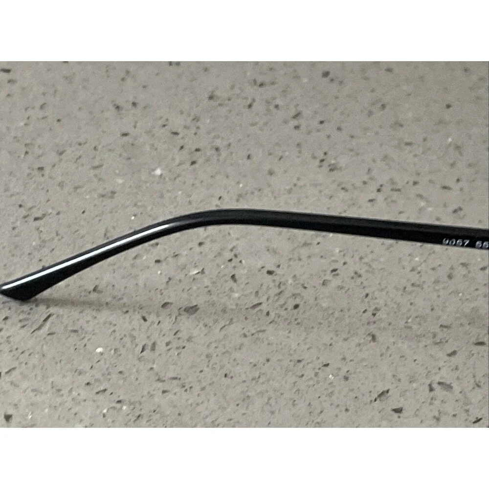 Merry's Black Square Eyeglasses Frames Only 55-17-140 C4 9057 Italy